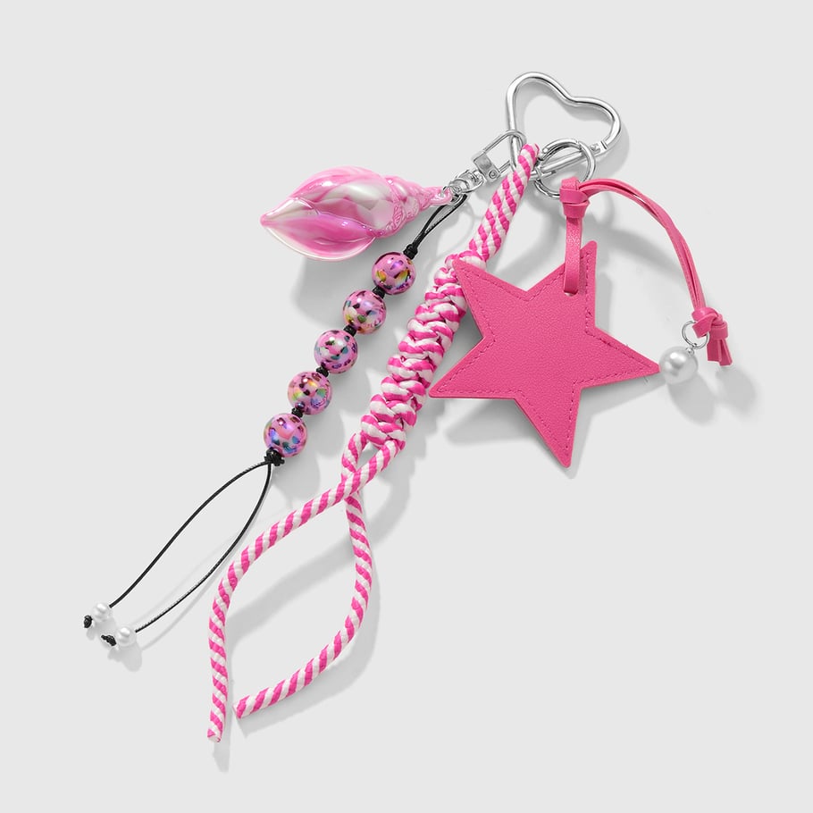 Leather Star Alloy Bag Charms Picture6