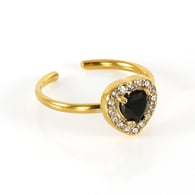Anello Love [diamante nero] Immagine3