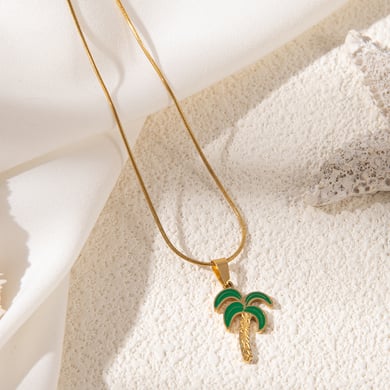 Collane da donna in acciaio inossidabile della serie Resort, dal design ispirato al lusso h5 Immagine3