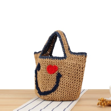 Borse tote con faccina sorridente h5 Immagine3