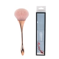 Großer Pinsel für losen Puder Nr. 1 in Roségold-Puderweiß + PVC-Verpackung in Pflaumenblüte Bild8