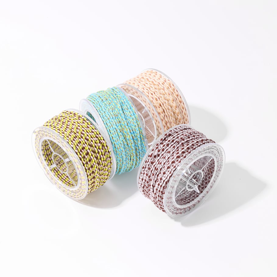 1 Reel DIY Series Colorful Knit 15 Meter Cotton Thread Jewelry Cords Picture4