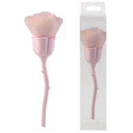 Rosenmaterial Rosa-Pink-Blumenförmiger loser Puderpinsel + Blister/Keine Worte PVC-Verpackung Bild11