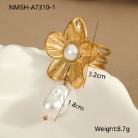 NMSH-A7310-1 Barok Yüzük/One size Resim7