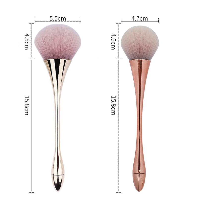 Puderpinsel Goldfarbener Make-up-Pinsel für Damen Bild4