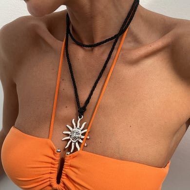 Ins Style Sun Alloy Pendant Necklaces h5 Picture5