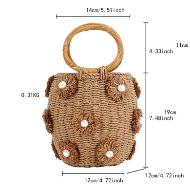 Pochette a fiori retrò h5 Immagine2