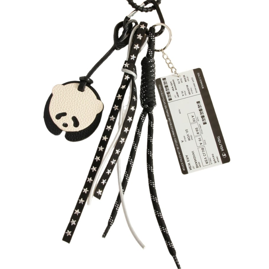PU-Accessoires im Retro-Stil in Panda-Form für Damentaschen Bild6