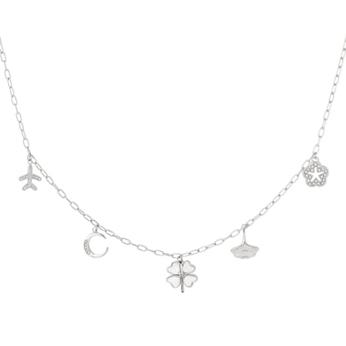 Romantic Clover Stainless Steel Gold Color Women's Pendant Necklaces h5 