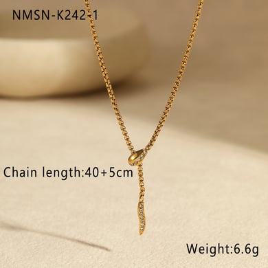 Colliers à pendentif en acier inoxydable et zirconium pour femme, série luxueuse, motif animal quotidien h5 