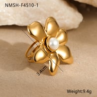 NMSH-F4510-1 Çiçek Yüzük/One size Resim4