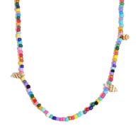Collana in acrilico color conchiglia-9 Immagine2