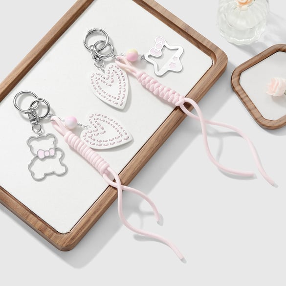 Charms de sac en forme de cœur mignons 2