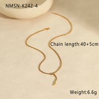 Collier en zirconium vert NMSN-K242-4 Image4