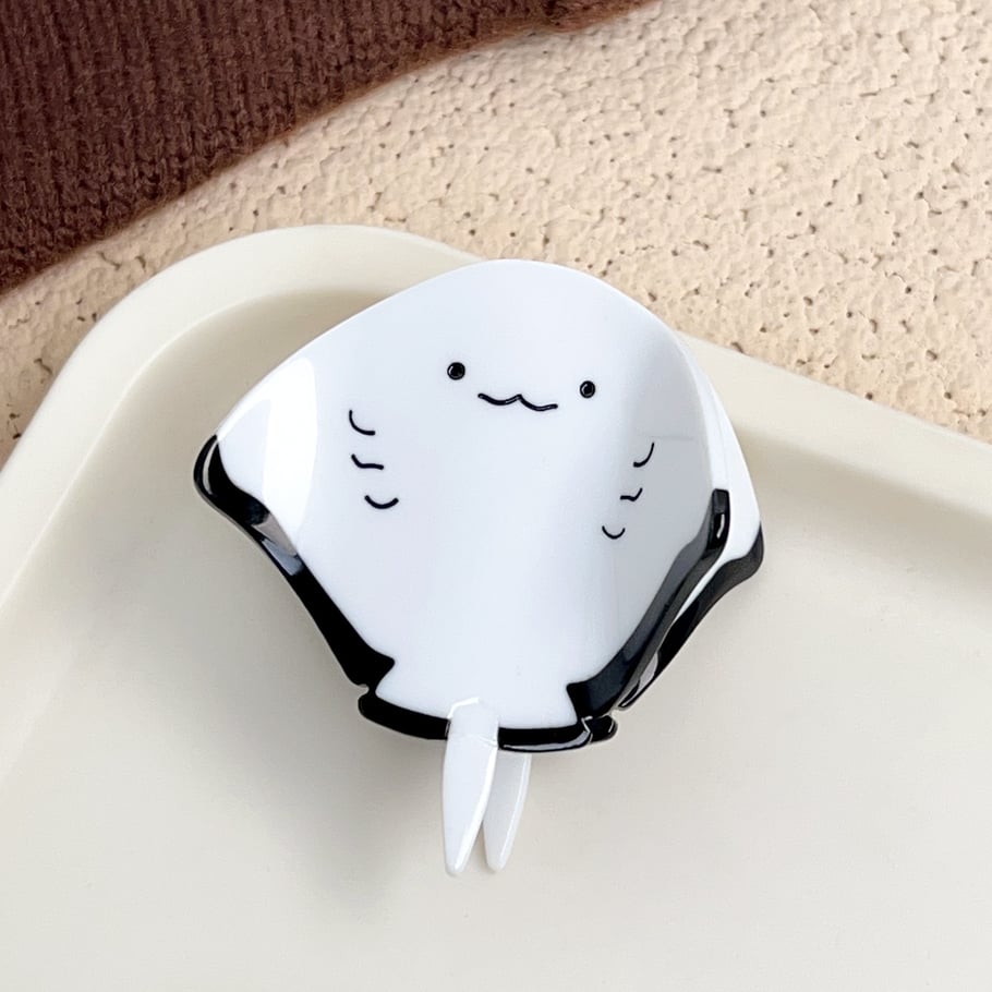 Cute Ocean Series Whale - themed Acetate Hair Claws 