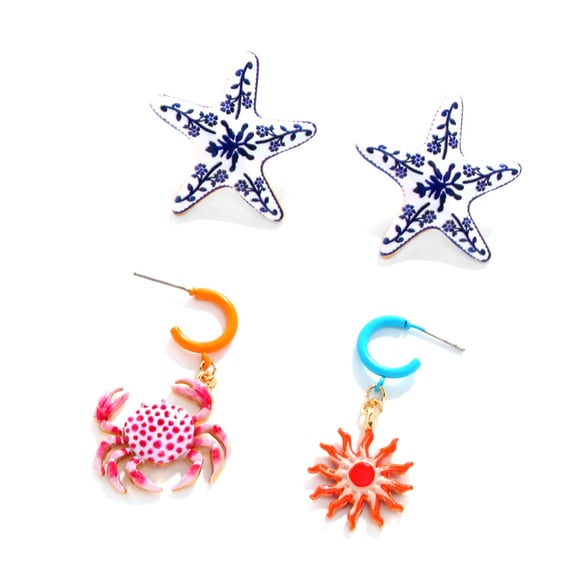 Oceanic Alloy Earring Sets 2