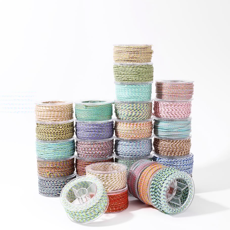 1 Reel DIY Series Colorful Knit 15 Meter Cotton Thread Jewelry Cords Picture5