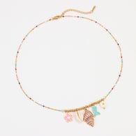 NMSN-F421-1 Collar de caracola morada Imagen10