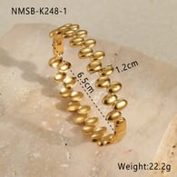 NMSB-K248-1 Ovales Armband Bild3