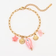 NMSB-F418-1 Pulsera de pez rosa Imagen6