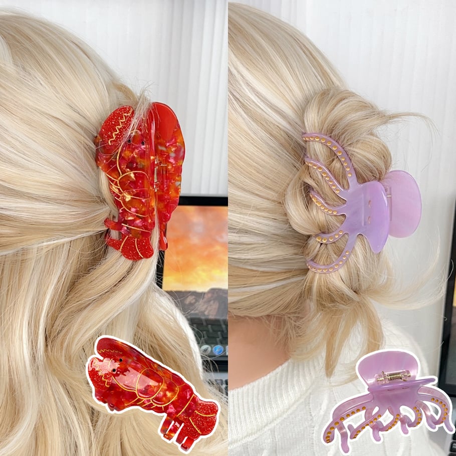 Cute and Creative Cartoon - themed Ocean Series Hair Clips Picture2