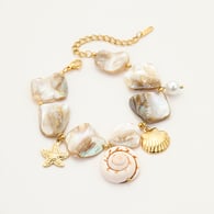 NMSB-F645-2 Pulsera de concha blanca Imagen8