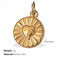 PJ414G Gold Pendant Picture5