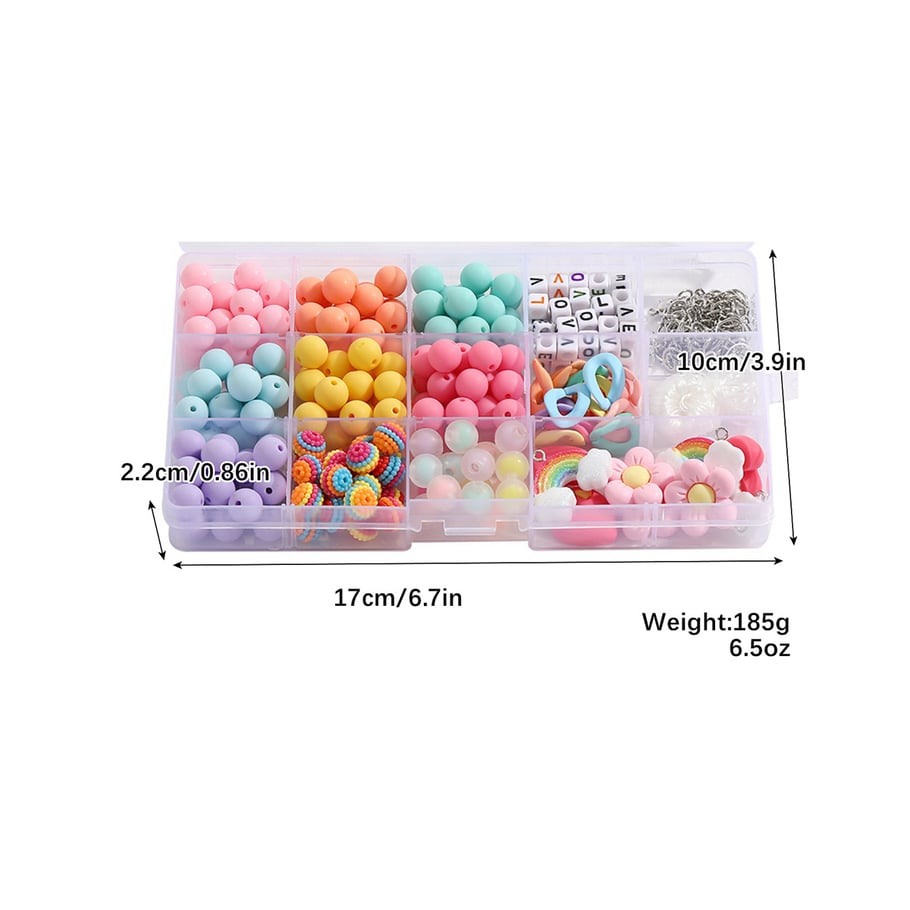 1 Box Cute Resin DIY Jewelry Beads
