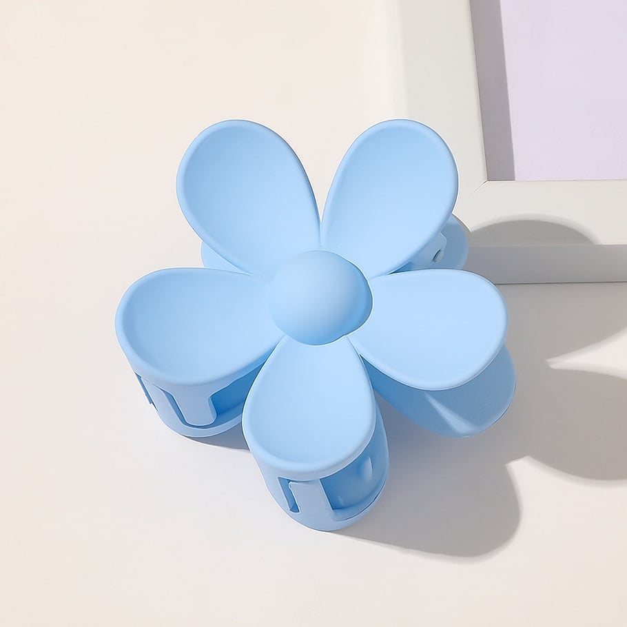 Fermagli per capelli da donna in acetato imitazione fiore quotidiano, serie semplice, 1 pezzo Immagine9
