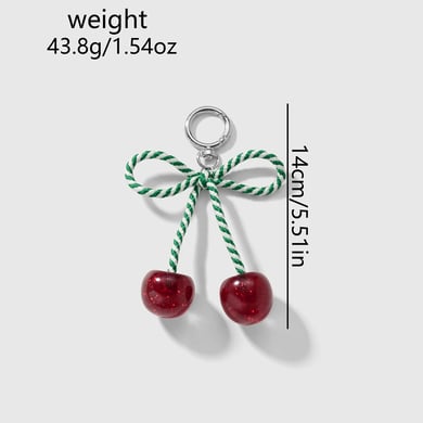 Sweet Cherry Alloy Bag Charms h5 Picture2