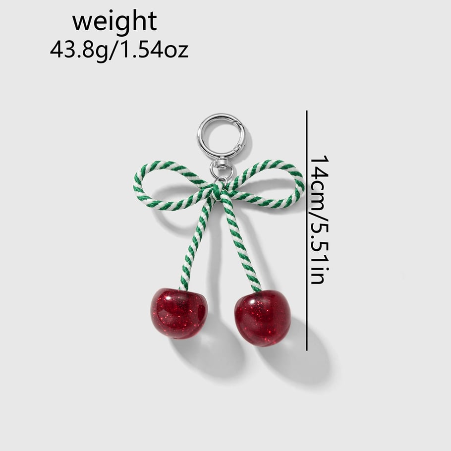 Sweet Cherry Alloy Bag Charms Picture2