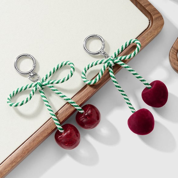 Süße Kirsche Legierung Tasche Charms