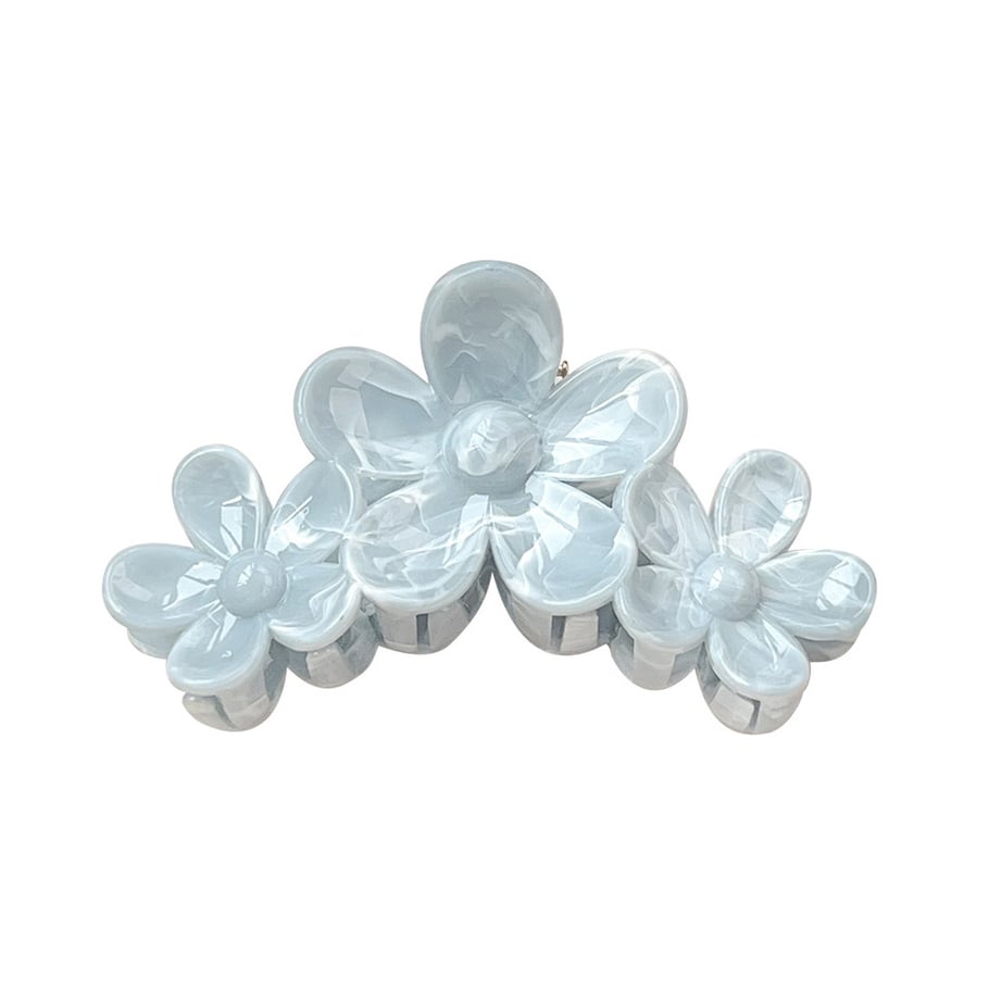 1 Pair Simple Series Daily Solid Color Resin Women's Hair Claws h5Picture4