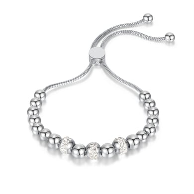 1 bracelet quotidien en acier inoxydable doré pour femme avec perles h5 