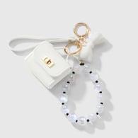 1 white keychain Picture2
