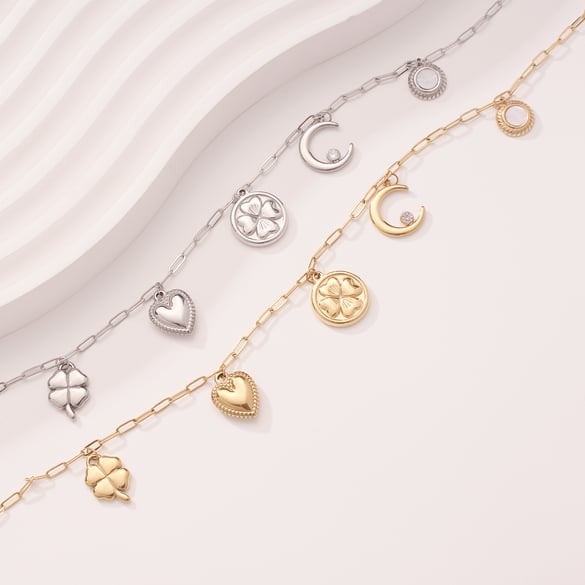 1 Piece Daily Clover Stainless Steel Gold Color Women's Pendant Necklaces