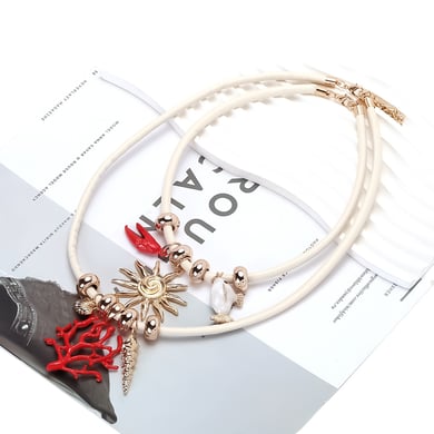 Retro Oceanic Layered Necklaces h5 Picture3