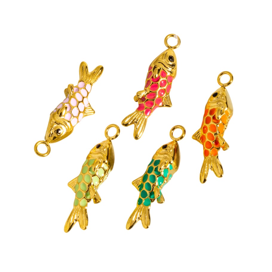 1 Pair Simple Series Cute Animal Stainless Steel Women's Pendants h5Picture5