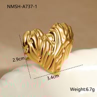 NMSH-A737-1 Aşk Yüzüğü/One size 