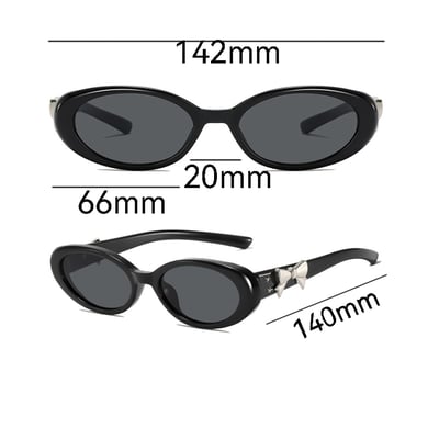 1 Paar Romantische Serie Lässige Patchwork PC Paar Sonnenbrille h5 Bild6