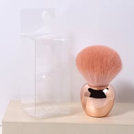 Little Apple – Galvanisiertes Puder in Roségold – Mattrosa, zweifarbig – Loses Puderpinsel mit rundem Kopf + PVC-Verpackung Bild4