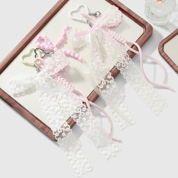 Sweet Bow Knot Alloy Bag Charms
