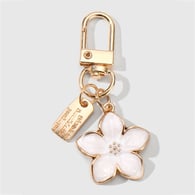 1 white cherry blossom keychain Picture2