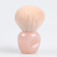 Kleiner Apfel – Rosa Achat – Hellorange gemischtes Haar – Lose Puderpinsel + OPP-Verpackung Bild5
