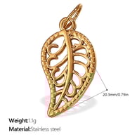 PJ389G Gold Pendant Picture15