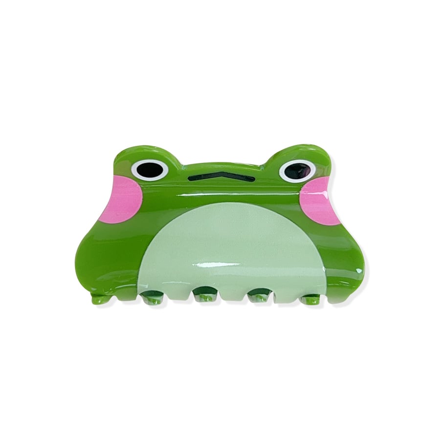 Cute Cartoon Frog Acrylic Women's Hair Claws Picture5