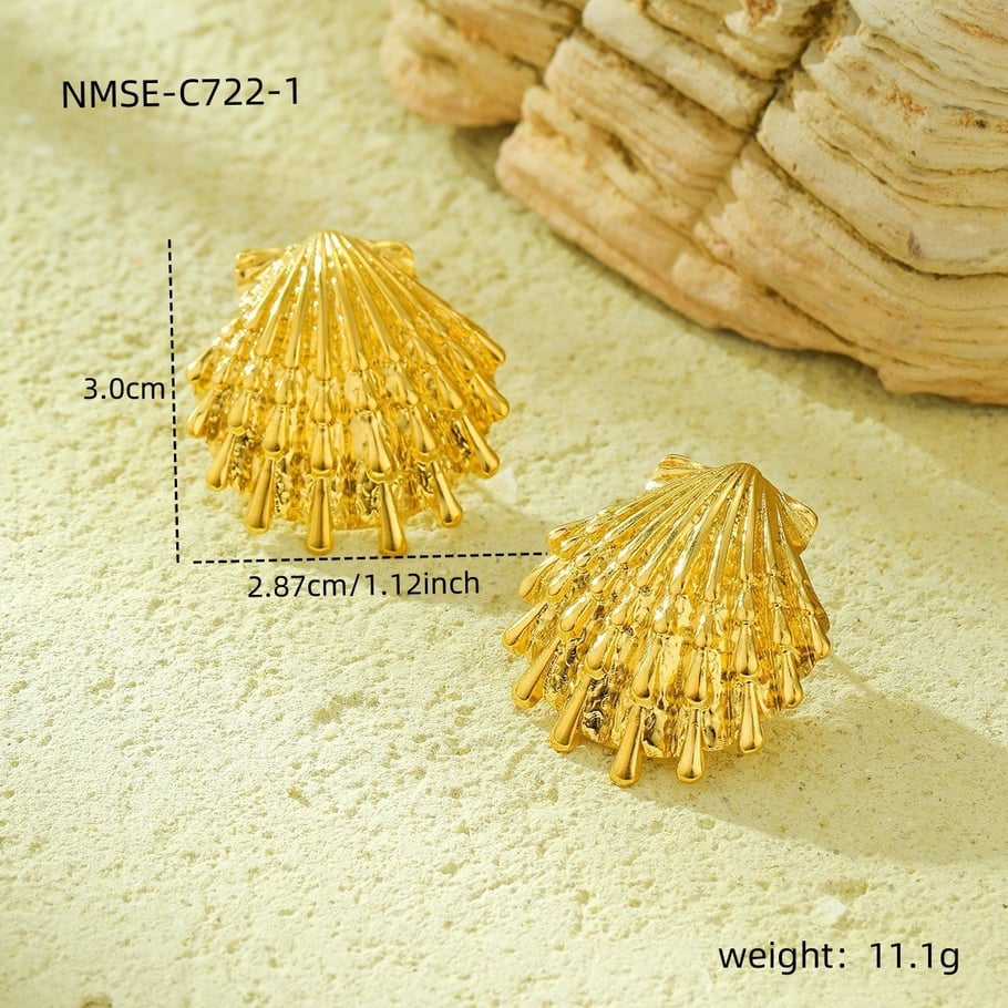 1 Pair Romantic Series Simple Turtle Stainless Steel Women's Drop Earrings