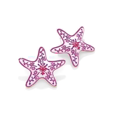 Vacation Alloy Starfish Stud Earrings h5 Picture4