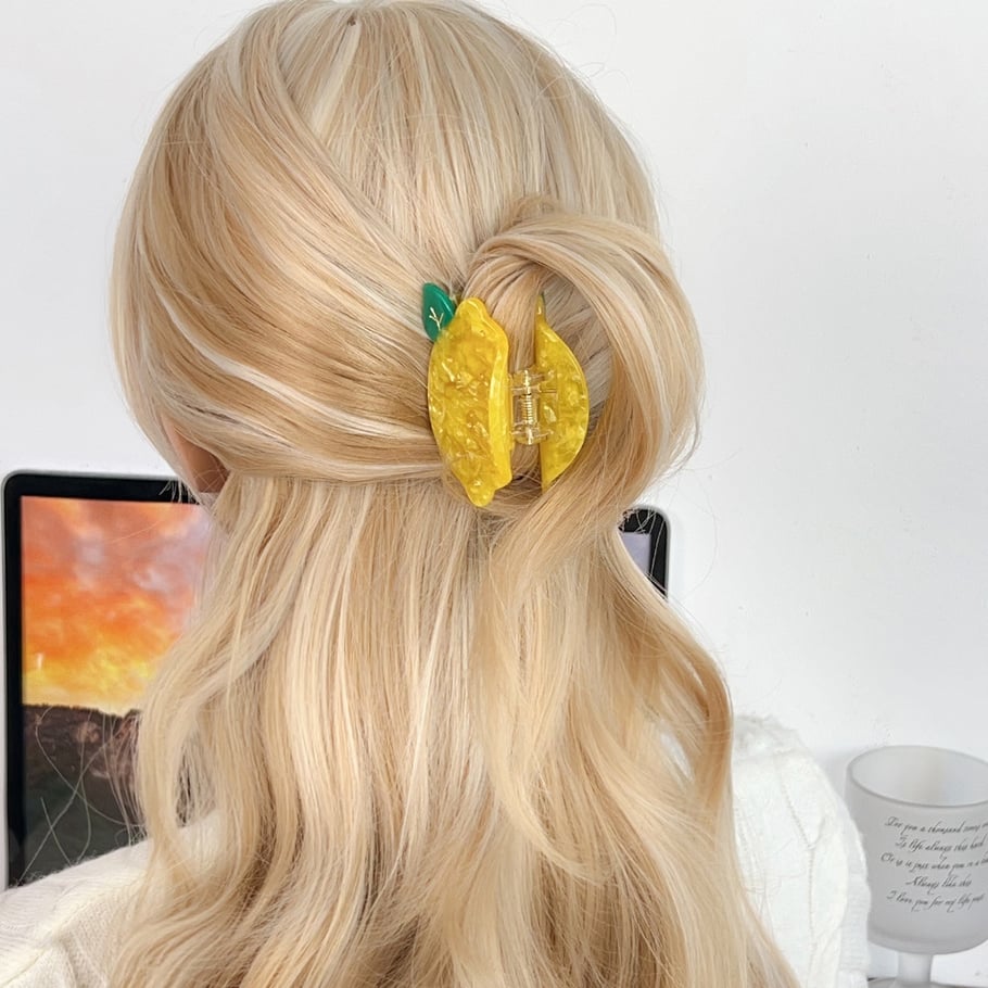 Cute Cherry - themed Fruit Series Acetate Hair Claws Picture3