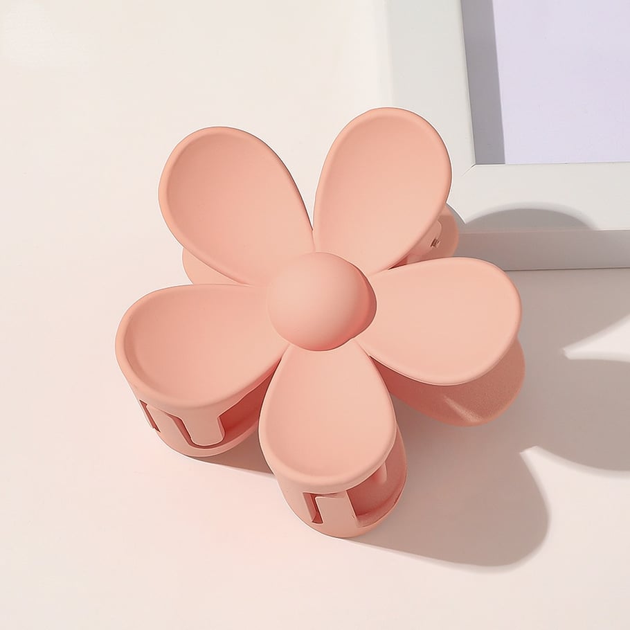 Fermagli per capelli da donna in acetato imitazione fiore quotidiano, serie semplice, 1 pezzo Immagine6